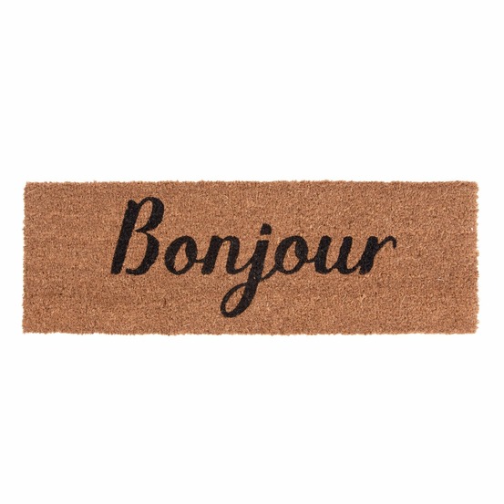 Paillasson 'bonjour' - 75 x 26 cm