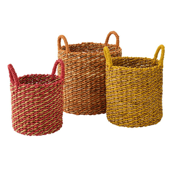 Lot de 3 paniers de rangement