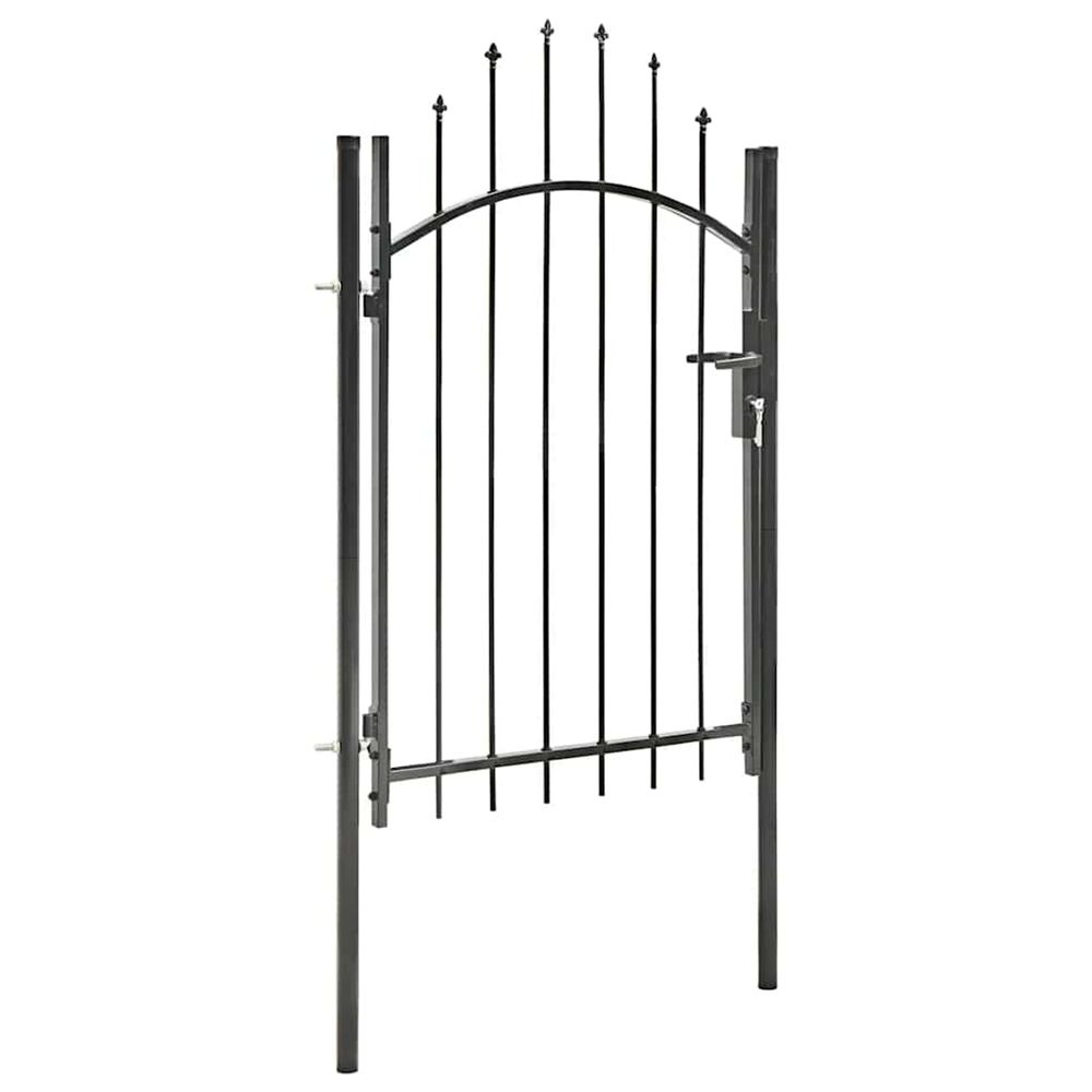 PORTAIL DE JARDIN ACIER 1 X 2-(864104)
