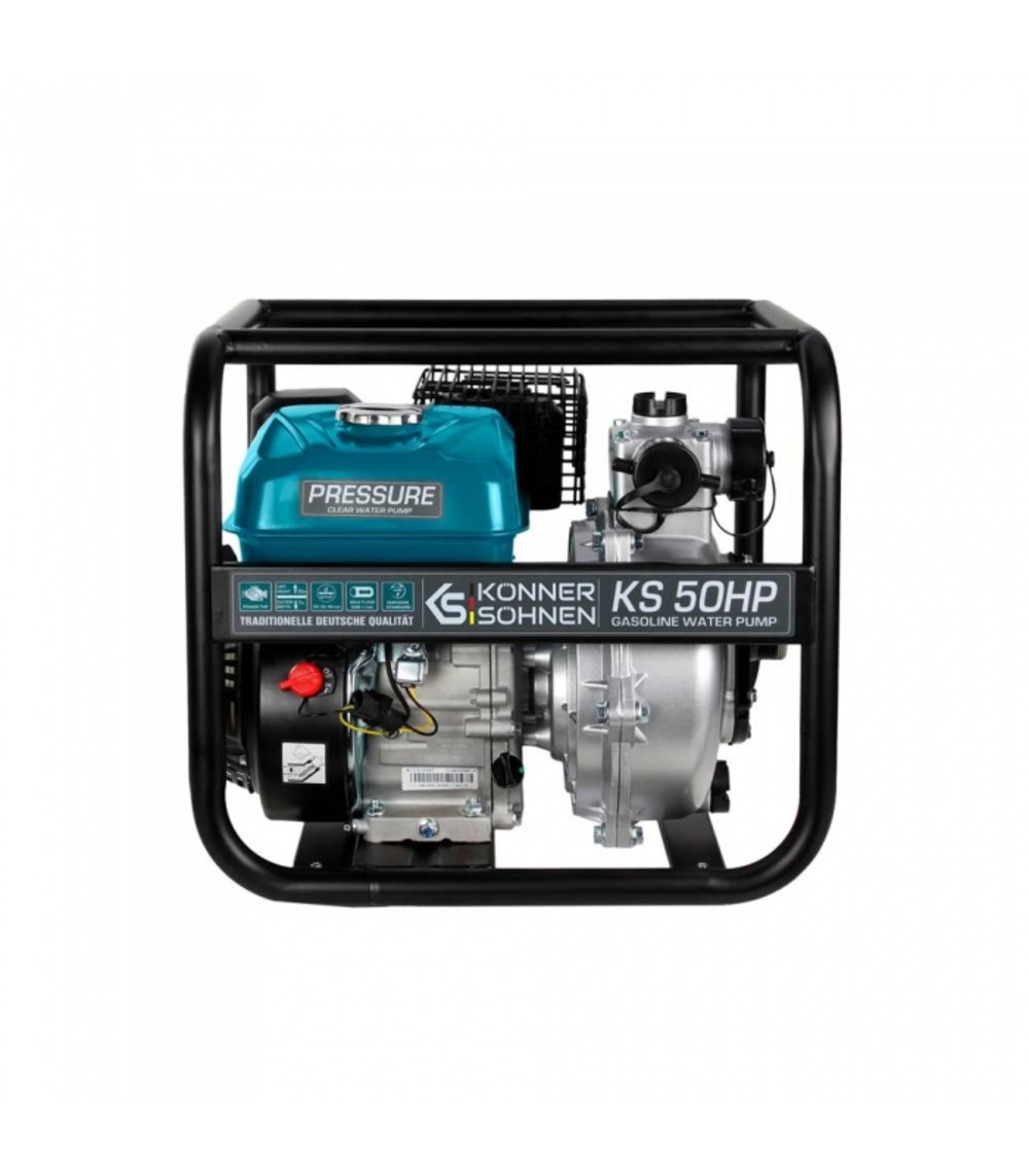 Motopompe haute pression 2 pouces refoulement à 50 mètres 30000l/h könner söhnen ks 50 hp