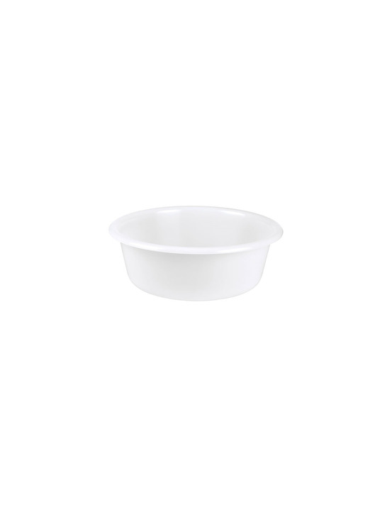 Cuvette ronde 32cm 5l blanc alimentaire - aluminium et plastiq