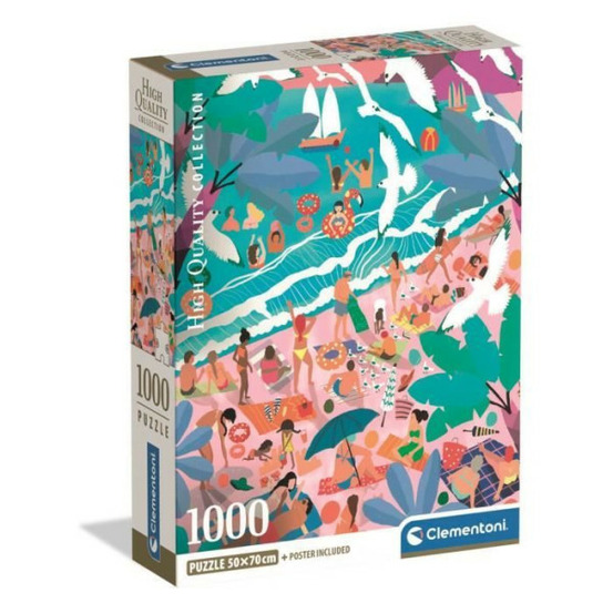 Clementoni - compact 1000 pieces - sunday at the beach