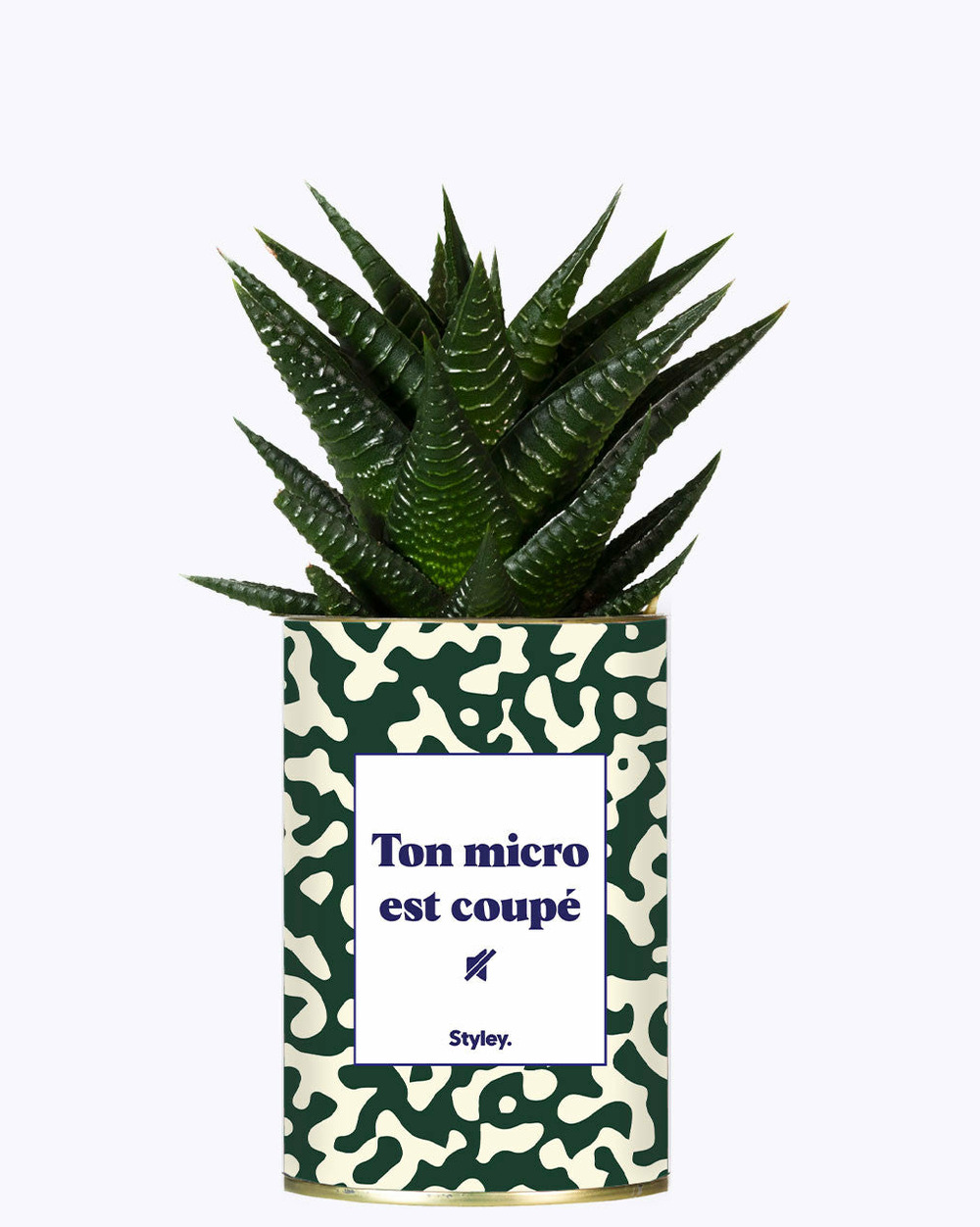 Idée cadeau - ton micro est coupé - cactus