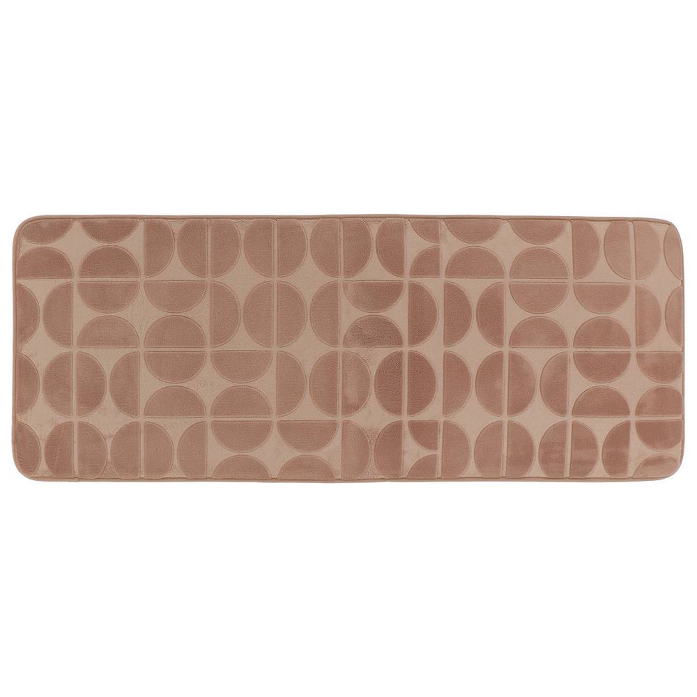 Tapis memoire de forme microfibre roy 45x120 cm - cappuccino