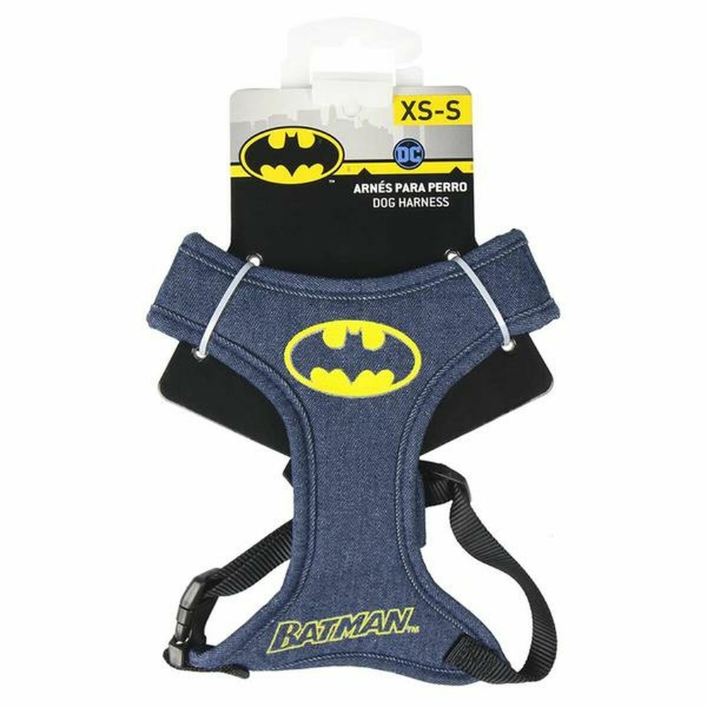 Harnais pour chien batman xxs/xs bleu