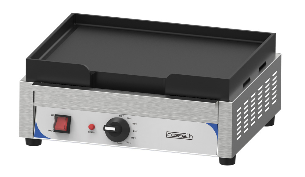 Plaque à snacker lisse en fonte - compacte - casselin