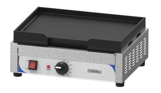 Plaque à snacker lisse en fonte - compacte - casselin