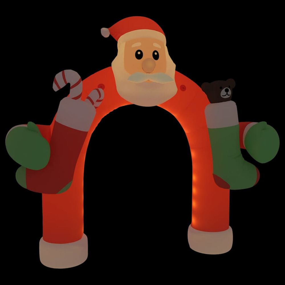 Porte voûtée gonflable de noël avec led 320 cm