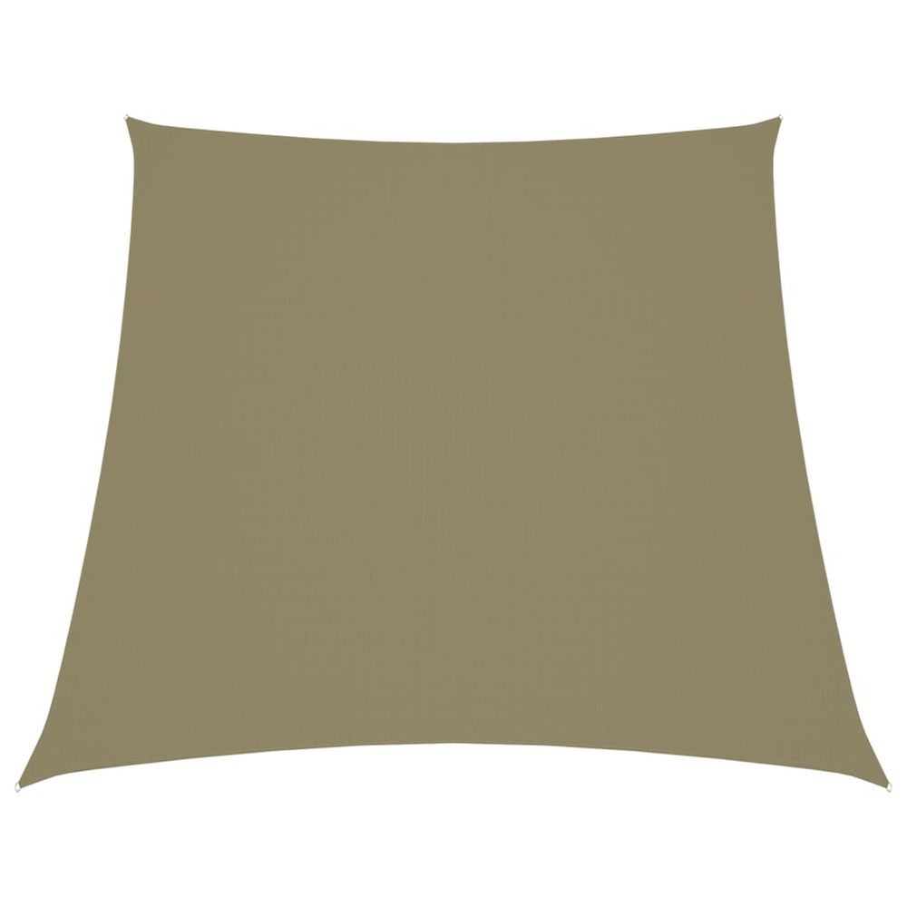 Voile de parasol tissu oxford trapèze 2/4x3 m beige