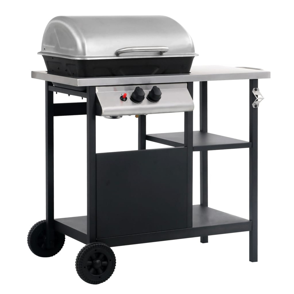 BBQ GAZ AVEC TABLETTE-(862438)