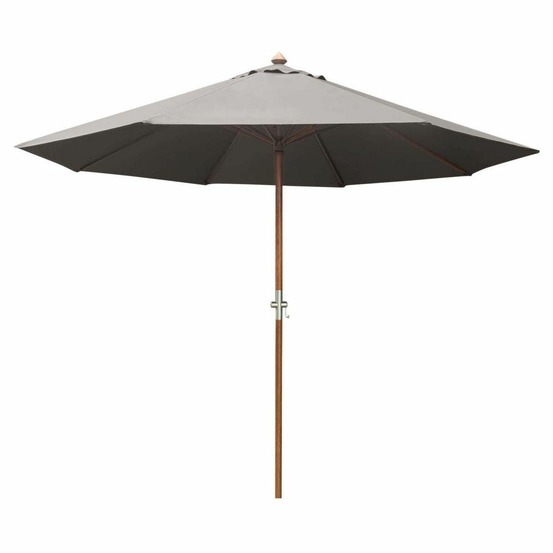 Parasol en bois 300 cm avec manivelle holly