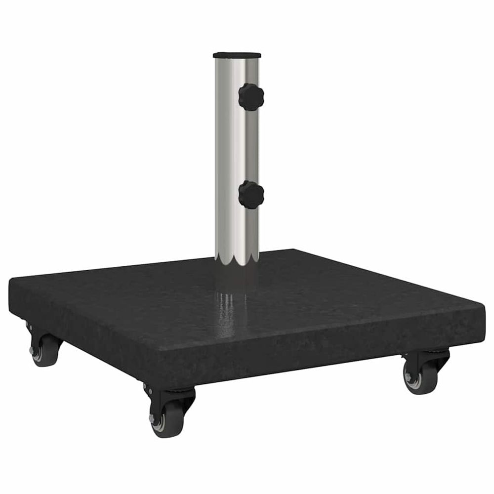 Pied de parasol 30 kg noir granite carré