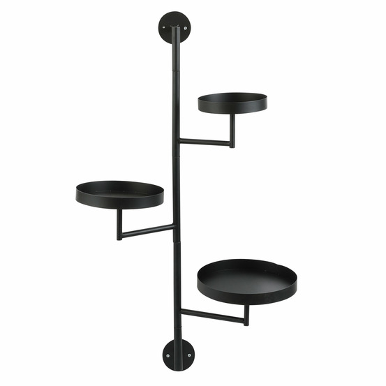 Mica decorations perry armoire - l30 x l23 x h80 cm - métal - noir