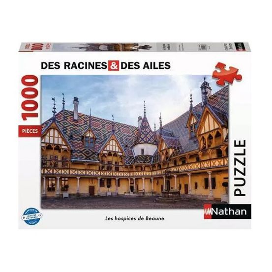 Nathan puzzle 1000 p les hospices de beaune / des racines et des ailes