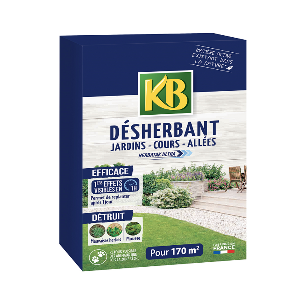 Désherbant concentré jardin cours allées 400 ml