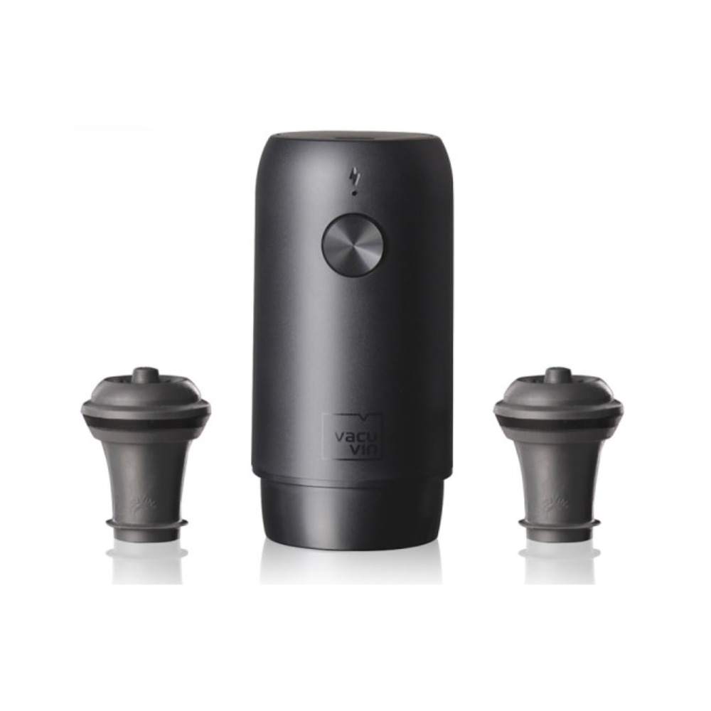 Pompe à vin 2 bouchons noir - 92004606