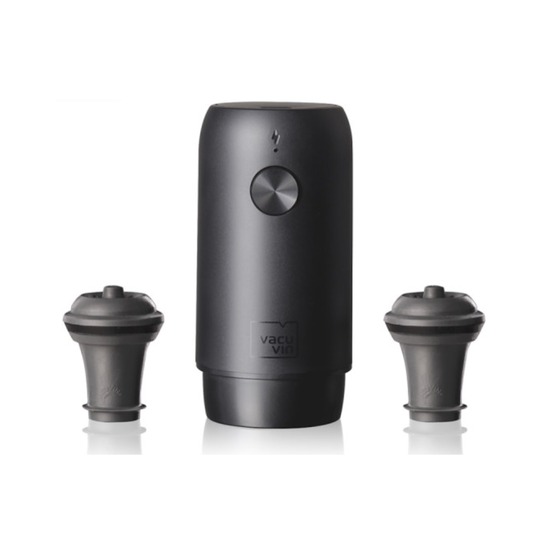 Pompe à vin 2 bouchons noir - 92004606