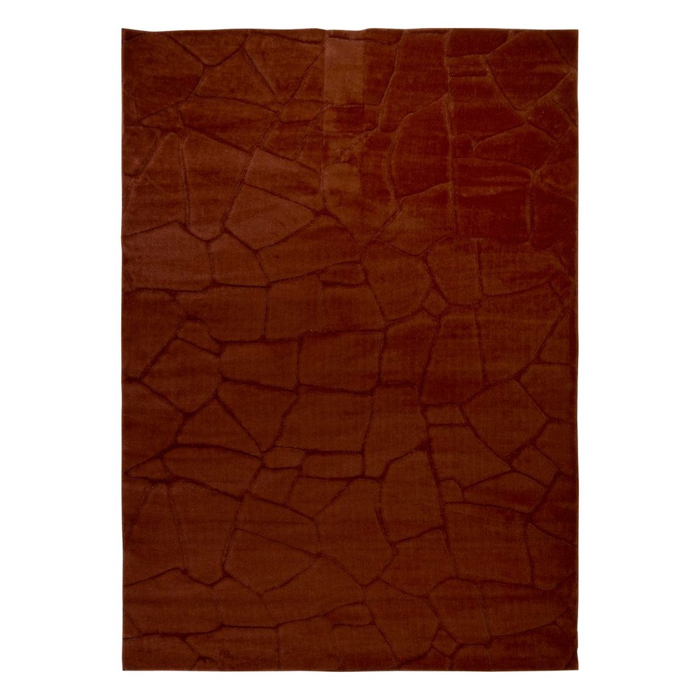 Tapis fausse fourrure onina ambre 170x120cm