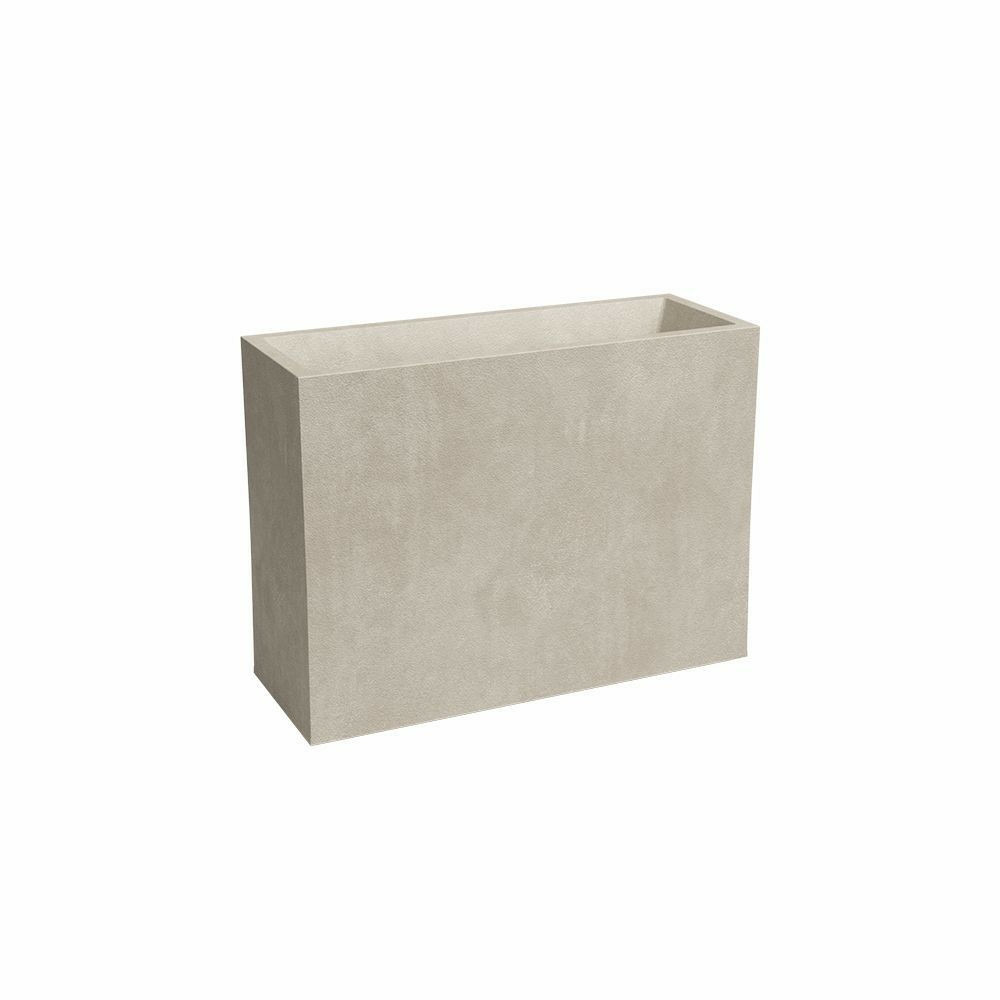 Jardiniere - plastique - creme - 80 cm - 50 l - sydney - artevasi