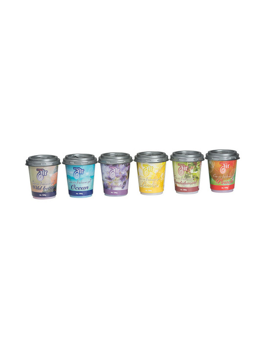 Gels désodorisants variés parfums longue durée pour maison - active air