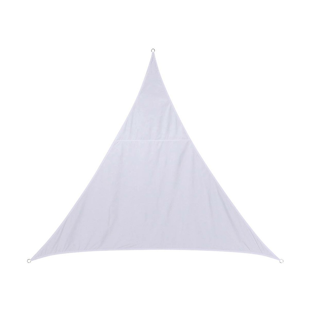 Voile d'ombrage triangulaire curacao blanc