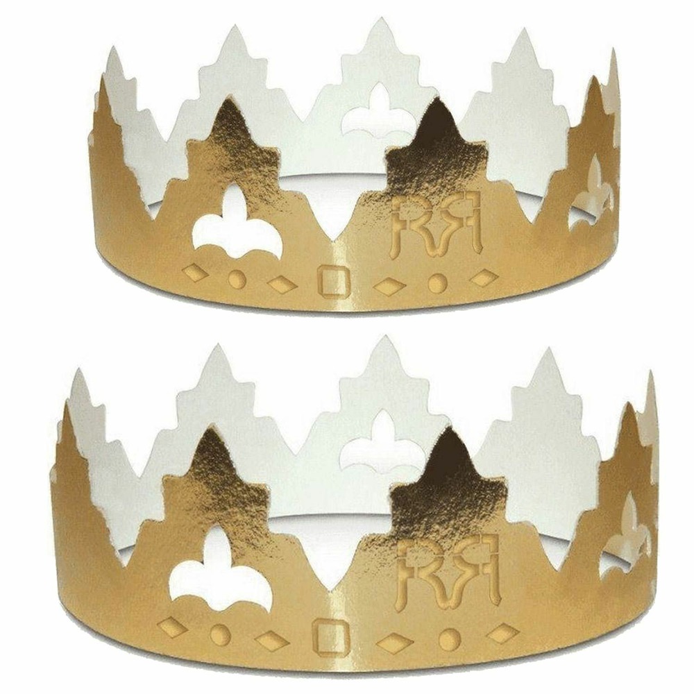18 couronnes en carton pour galette des rois - classique