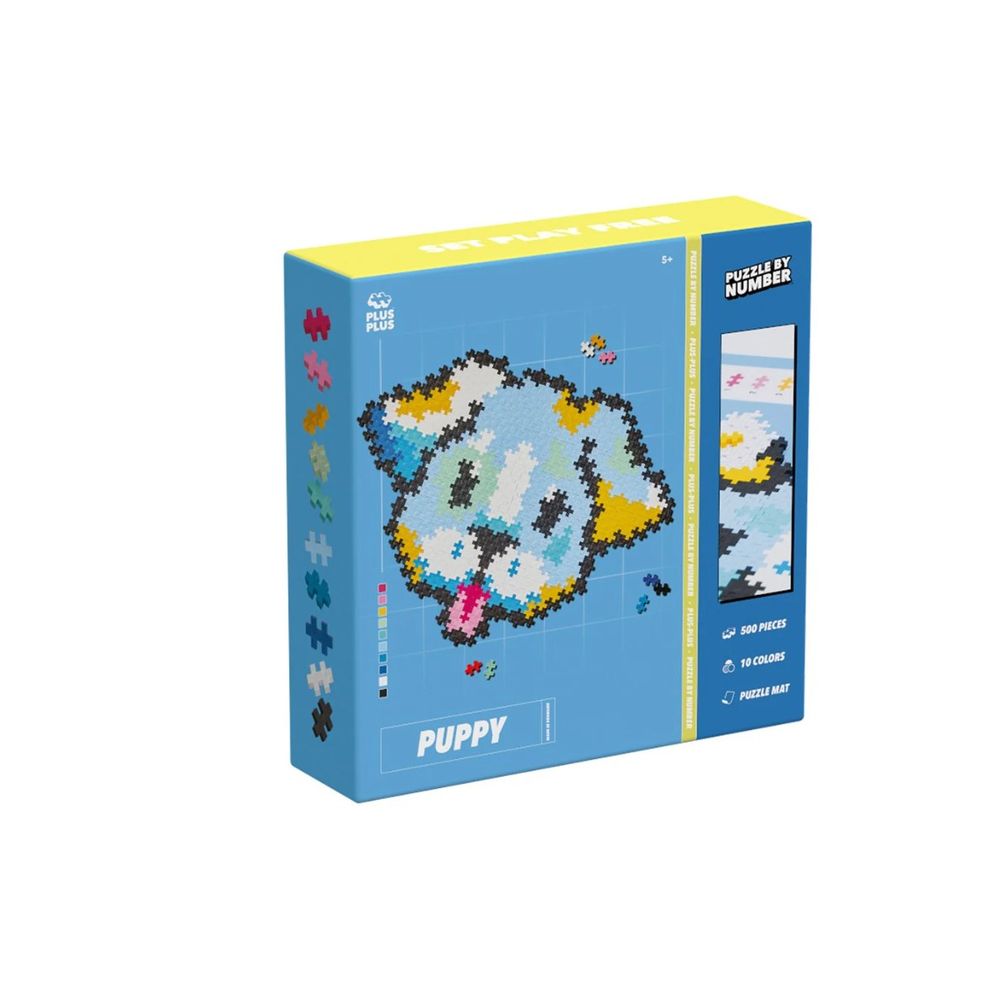 Puzzle par numéro - chiot