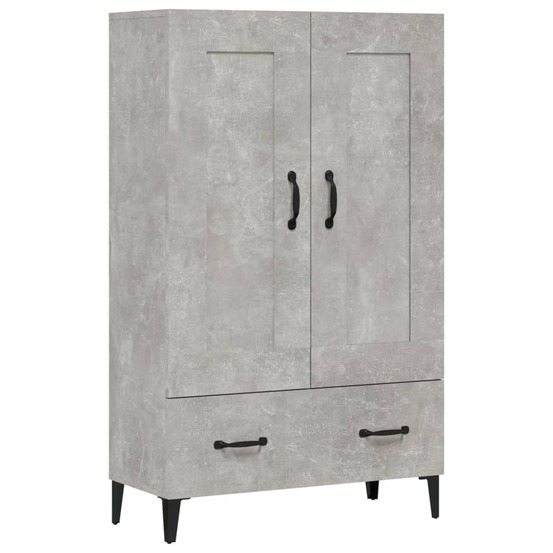 Buffet bahut commode armoire meuble de rangement organisateur cuisine salle de séjour salon haut 70 x 31 x 115 cm bois d'ingé