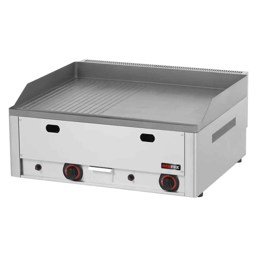 Plaque de cuisson 65x48 à gaz combinée top fthr 60 g - redfox