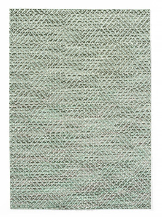 Set de table motif géométrique vert 6 u. 450x300mm - hendi