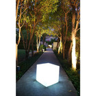 Cube lumineux tabouret filaire pour extérieur led -  - carry w40 - blanc - 10w - hauteur 40cm