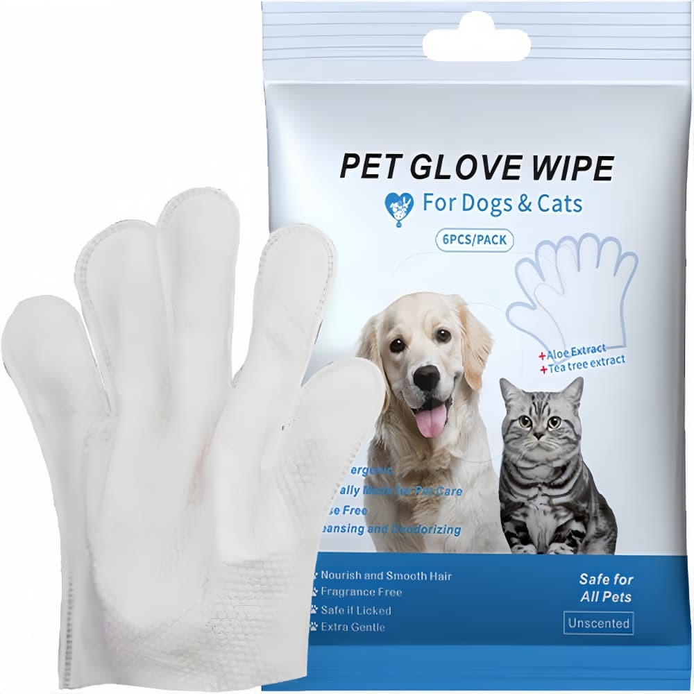 Gants de nettoyage pour animaux de compagnie