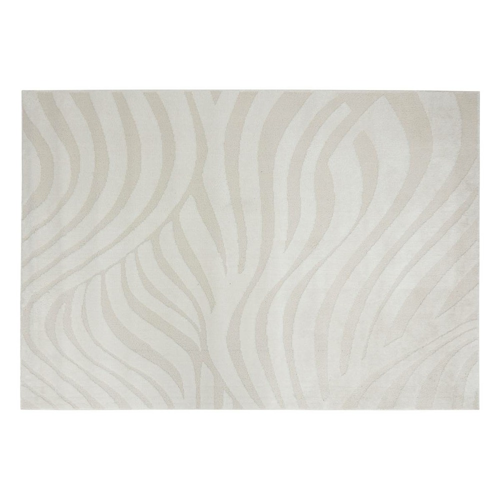Tapis effet laine anoai blanc 200x150cm