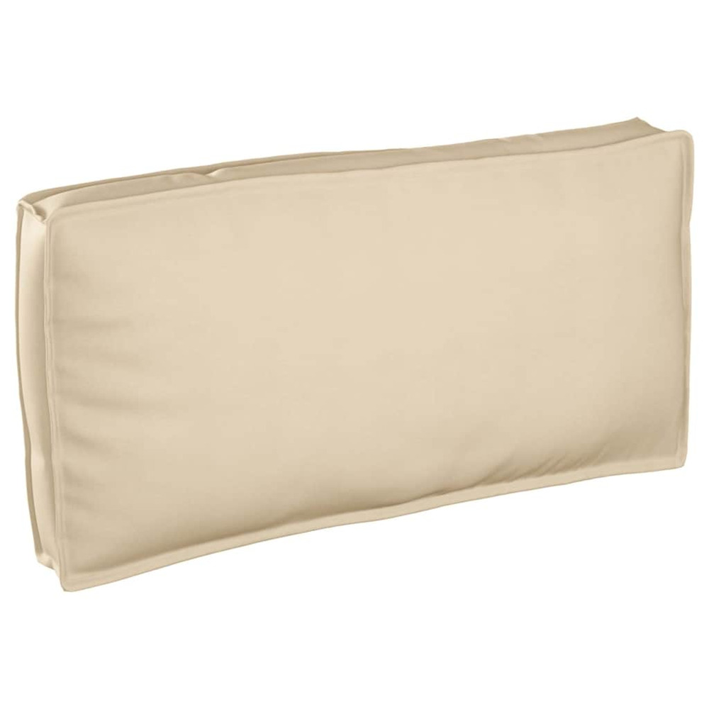 Coussin beige 120 x 60 x 12 cm tissu oxford