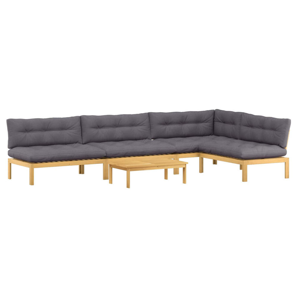 5 pièce unité du canapé en palette de jardin