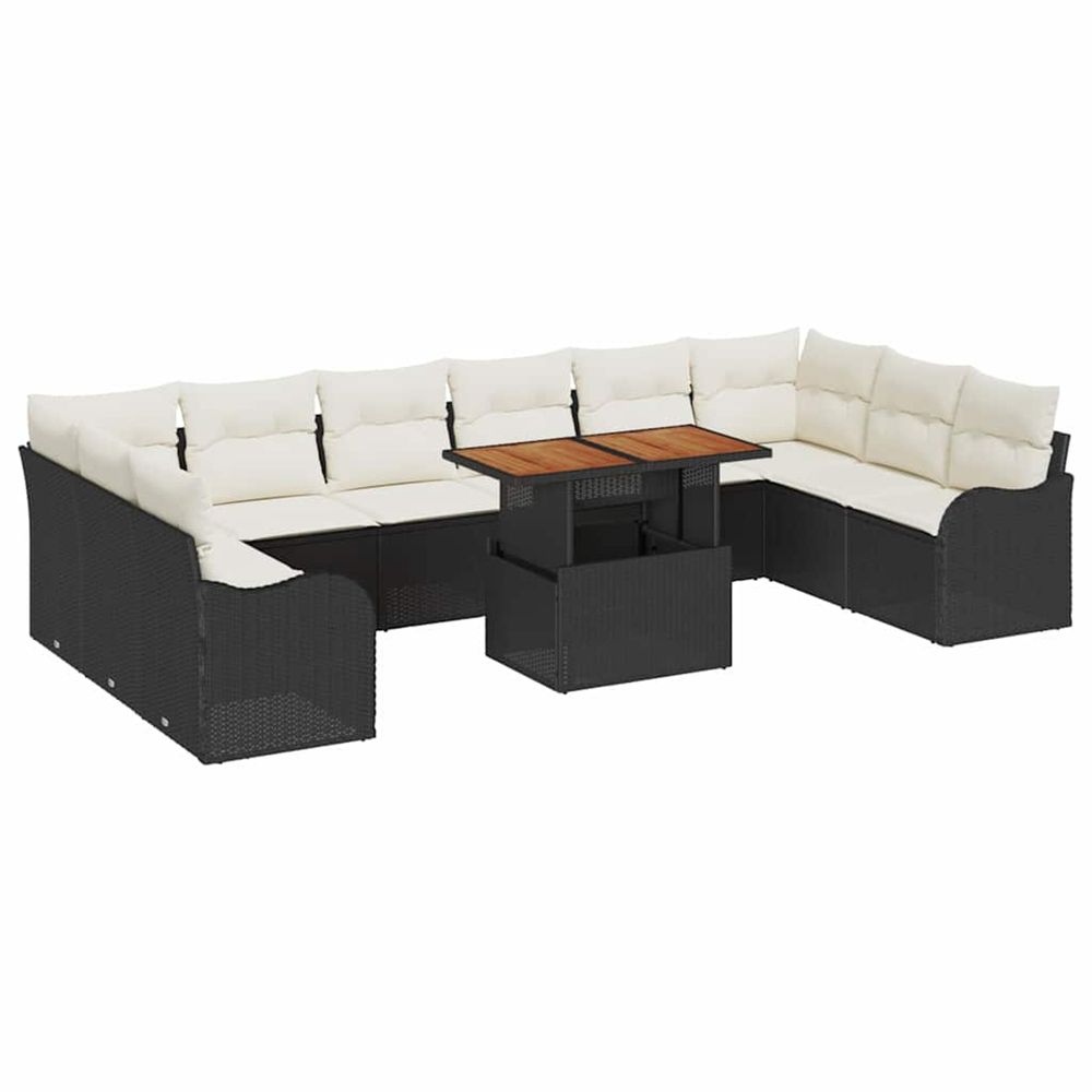 Ensemble de canapé de jardin 11 pc 10-nombre de places