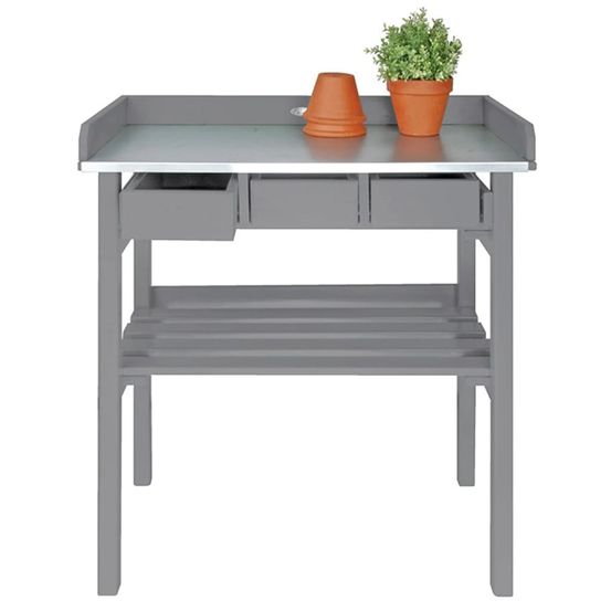 Table de rempotage grise cf29g