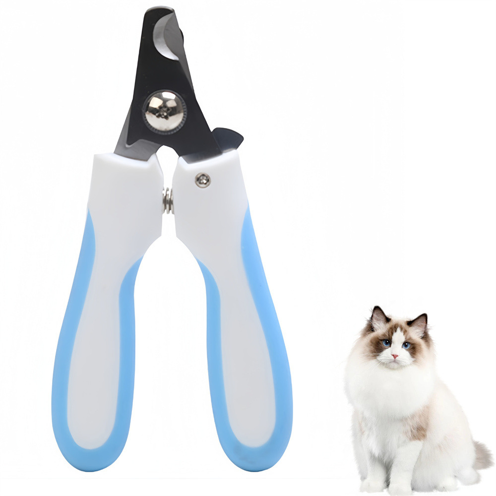 Ciseaux pour les ongles des animaux de compagnie bleu