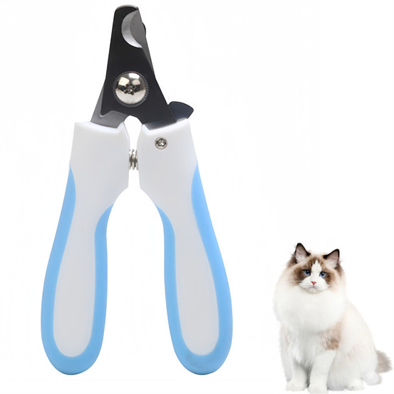 Ciseaux pour les ongles des animaux de compagnie bleu