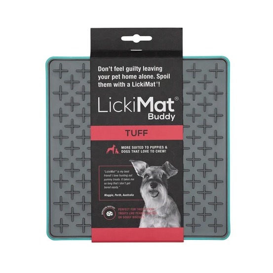 Tuff buddy - turquoise , tapis à lécher pour chien