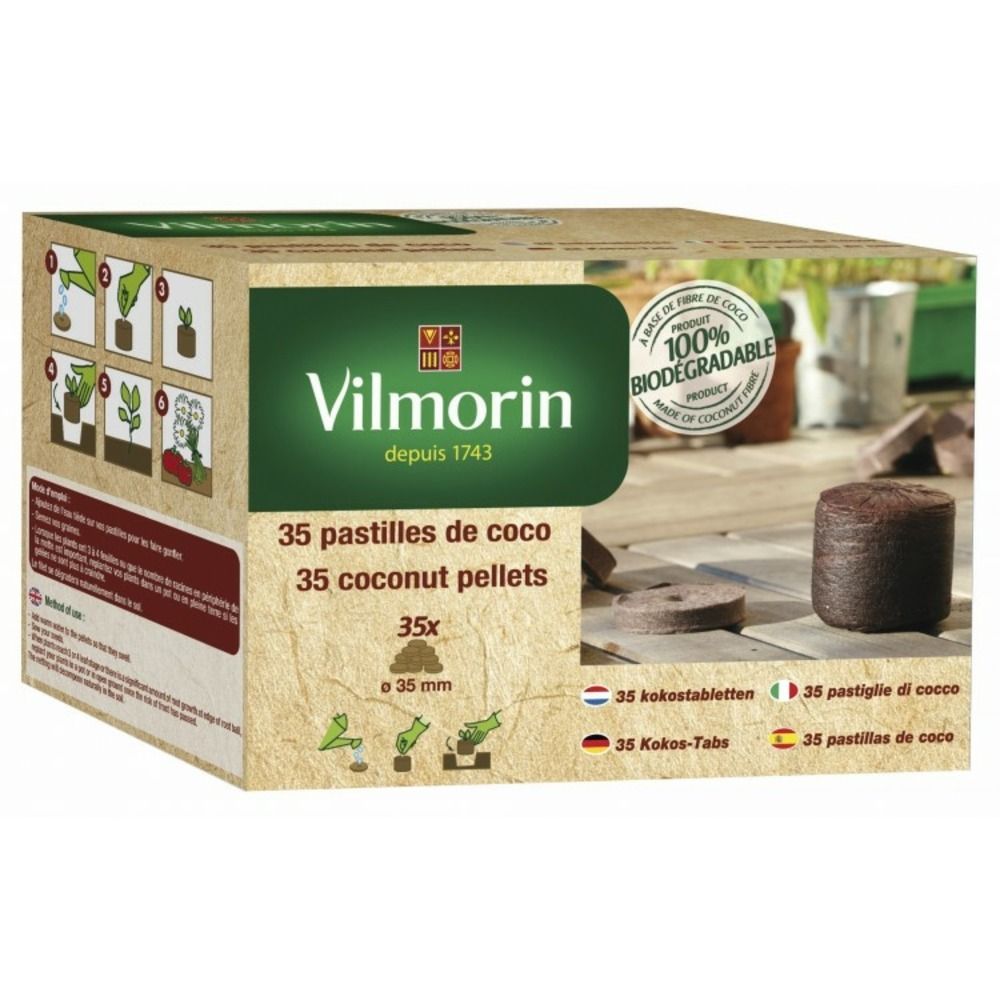 Pastille coco - 35 mm - tout en 1 (x35)