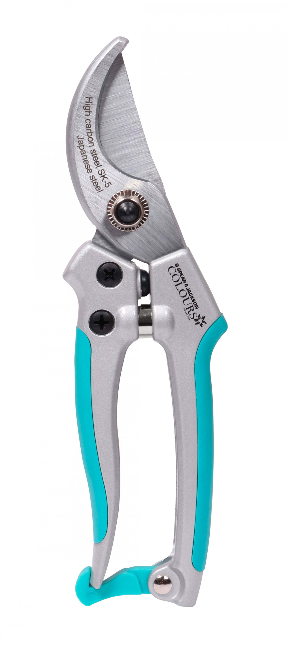 Sécateur bimatière de 18 cm colours bleu