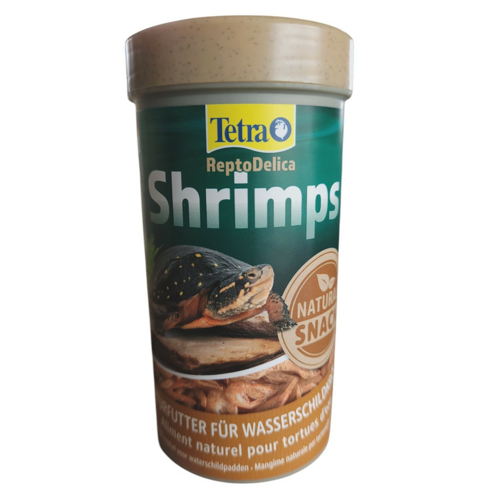 Crevettes séchés 250ml/20g reptodelica pour les tortues d'eau