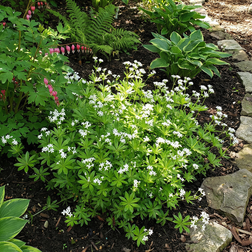 Lot de 3 - galium odoratum - aspérule odorante - h. 10-20 cm