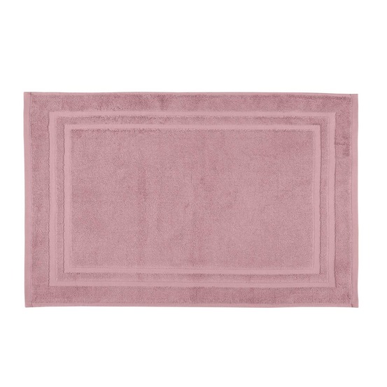 Tapis de bain en coton lilas