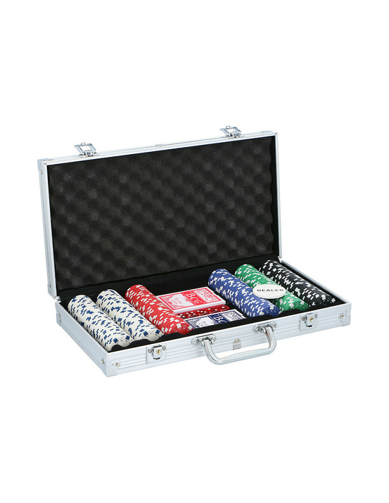 Pack de poker avec malette en aluminium