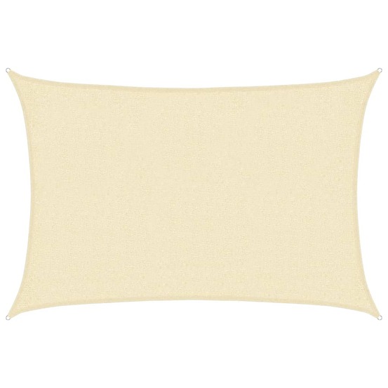 Voile d'ombrage 160 g/m² crème 2x2,5 m pehd