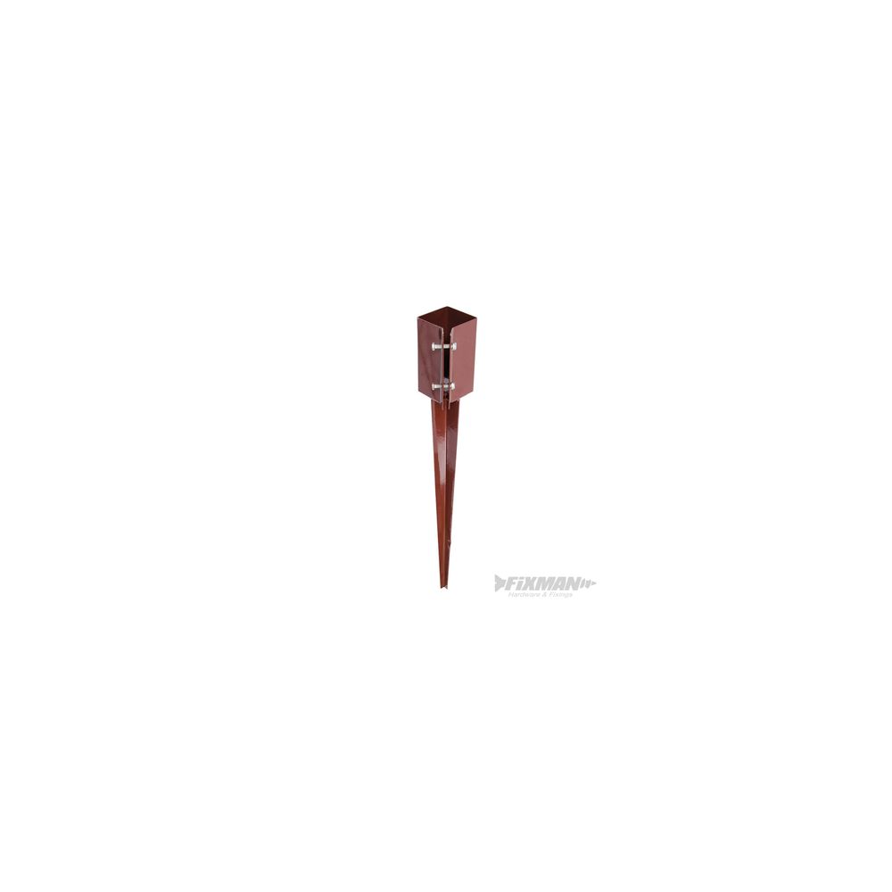 Fixman - support pour poteau à insérer - 75 x 75 x 750 mm