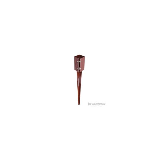 Fixman - support pour poteau à insérer - 75 x 75 x 750 mm