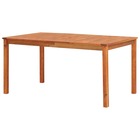 Table de jardin 150x90x74 cm bois d'acacia massif